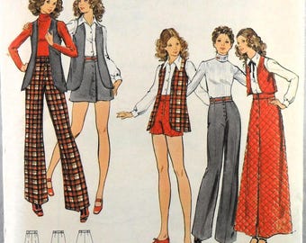 Butterick 6822 Vest, Skirt, Pants, and Shorts, bust 33.5