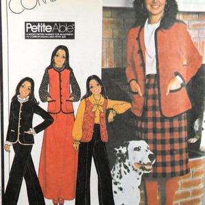UNCUT McCall's 5801 Jacket or Vest, Skirt, and Pants, bust 43