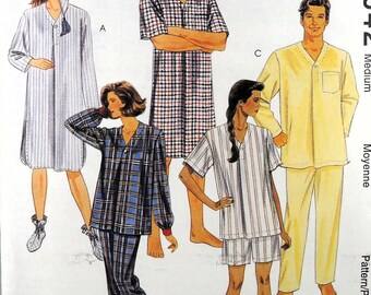 UNCUT McCall's 6642 Sleepwear, Hat, and Booties, chest/bust 36-38