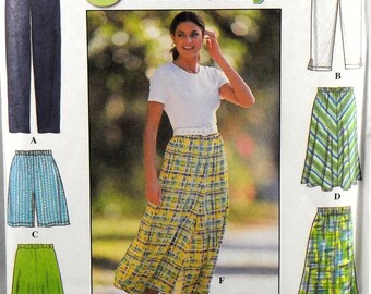 Simplicity 7655 Pants, Shorts, and Skirt, hip 42-48