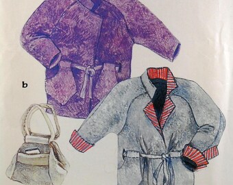 UNCUT Design & Sew Raglan Jacket and Leather Purse, bust 28-44