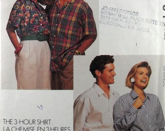 McCall's 5781 Shirt, chest/bust 40-42