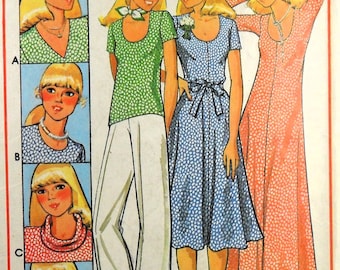 McCall's 5546 Dress or Shirt for knits, bust 34