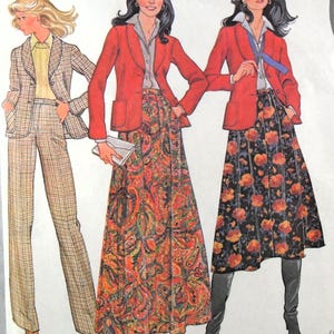 McCall's 6248 Blazer, Skirt, and Pants, bust 32.5