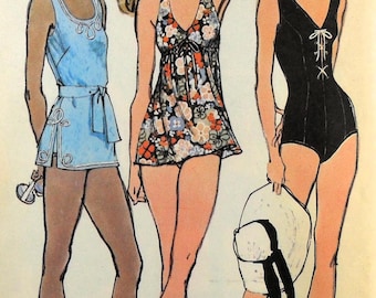 Simplicity 5027 Bathing Suits, bust 34