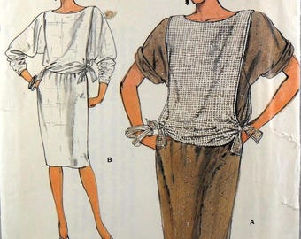 UNCUT Vogue 9024 Dress and Overbodice, bust 31.5-34