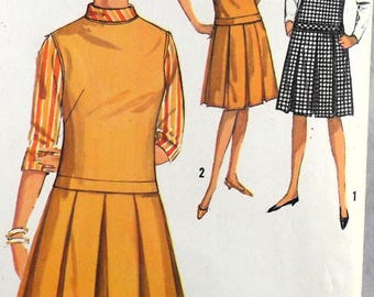 UNCUT Simplicity 5161 Blouse and Jumper or Dress, bust 34