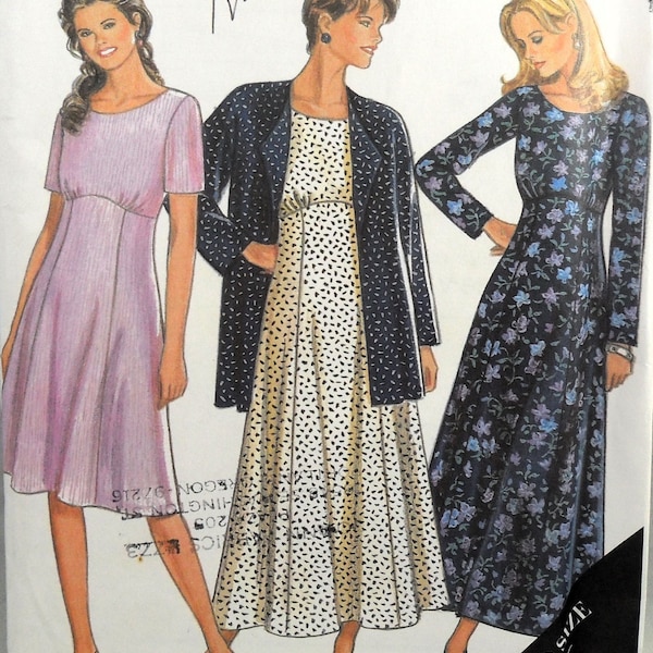 UNCUT New Look 6285 Dress and Jacket, bust 36-48