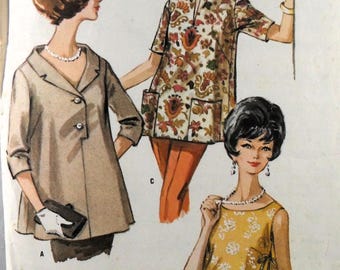 McCall's 6686 Maternity Tops, bust 31