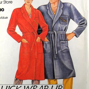 May include: Two long robes, one red and one blue, against a white background. The text "Quick Wrap-Up" is printed below the robes.
