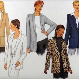 Giacca Butterick 6718 non tagliata, busto 34-38