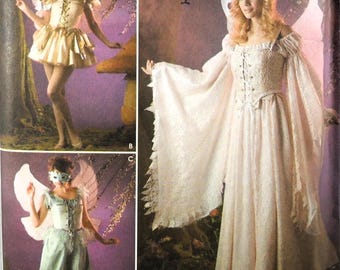 UNCUT Simplicity 3675 Fairy Costumes, bust 36-42