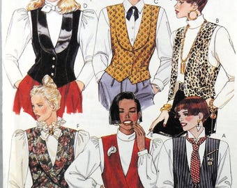 McCall's 5064 Lined Vests, bust 34