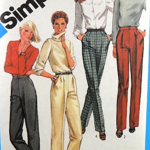 dart cigarette pants NAVY DOUBLE KNEE this ankle pant pairs effortlessly with blazers Dart Fit Pants - Etsy