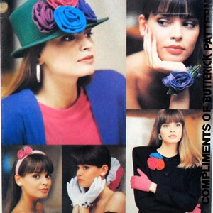 UNCUT Butterick 6654 20 Accessories in Bloom