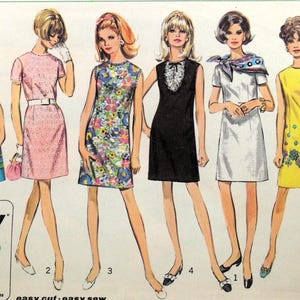 Simplicity 7670 Basic Dress, bust 34
