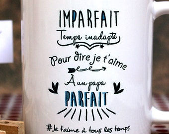 Mug Papa. Cadeau papa. Anniversaire papa. Cadeau fête des pères. Mug personnalisé.Tasse personnalisée. Texte, graphisme by PIOU créations