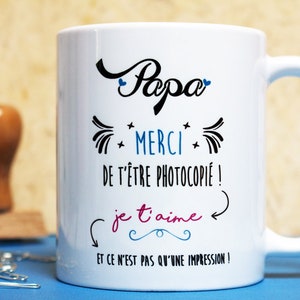 Mug Papa. Cadeau papa. Cadeau fête des pères. Anniversaire papa. Mug personnalisé. Tasse personnalisée. Texte, graphisme by PIOU créations