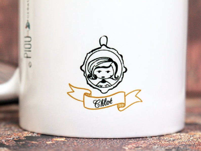 Mug Personnalisé "Meilleure Maman" - Fleur Violette - Céramique 325 Ml
