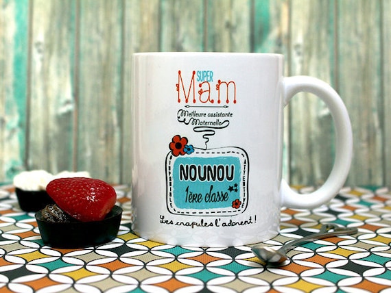 Mug thème Super Nounou - Le Monde de Bibou - Cadeaux personnalisés