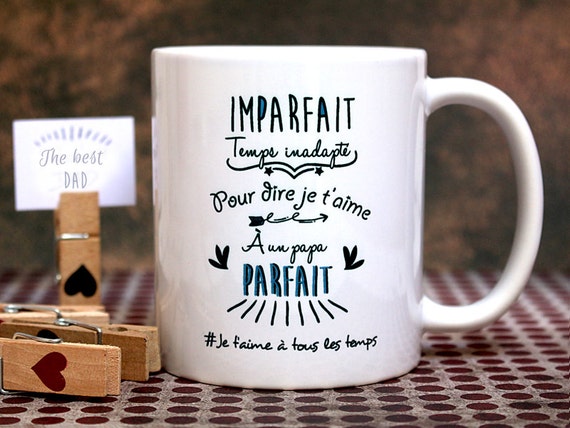 Mug Papa. Cadeau Papa. Anniversaire Papa. Cadeau Fête Des Pères. Mug  Personnalisé.tasse Personnalisée. Texte, Graphisme by PIOU Créations 