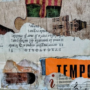 Collage collage2 astratto geometrico moderno robertacolognipaints collage art decorazione ambiente, collage personalizzato, regalo per tutti
