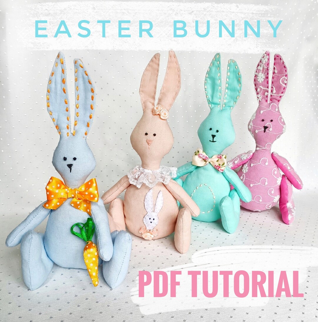 Bunny Pattern PDF Hare Tutorial Digital Download Pdf Rabbit - Etsy