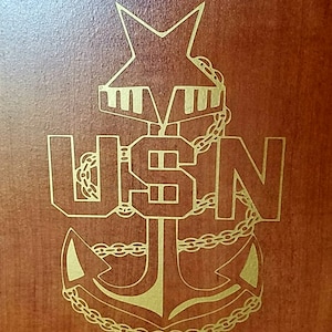 Chief Anchor decal - USN - Senior Chief - Master Chief
