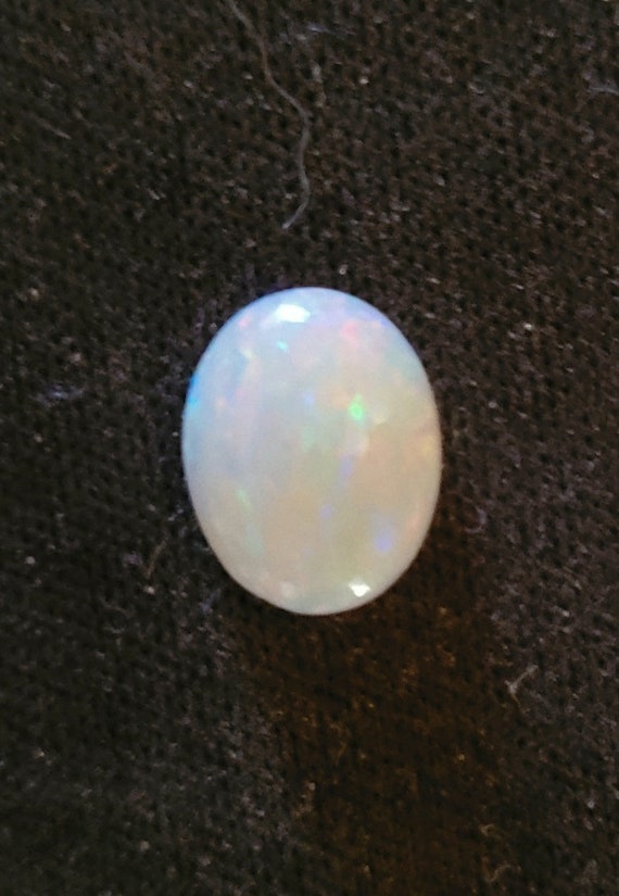 14k Estate Vintage Natural Opal and Tanzanite Rin… - image 4