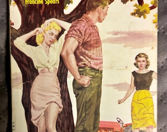 Vintage Sleaze Paperback, Burden Of Guilt by Francine Spears, 1960.  Vega Books