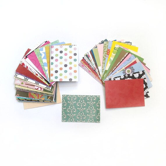 Lot Of 100 Paper Cards Size 3 5 X 2 5 Inches Pocket Letter Etsy