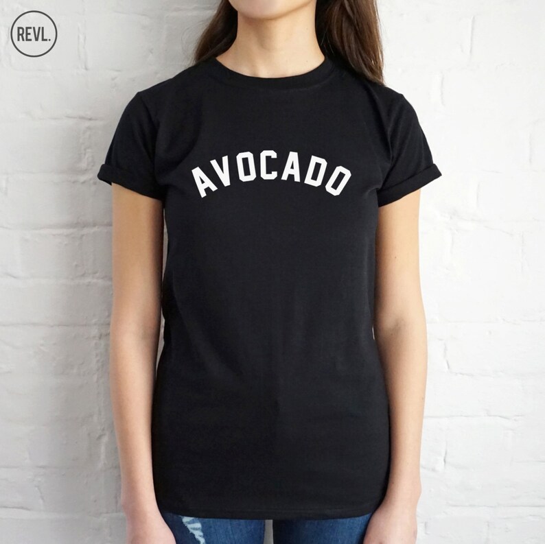 Avocado T-shirt Top Shirt Tee Summer Fashion Blogger Slogan | Etsy