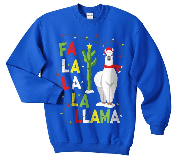 fa la la llama sweatshirt