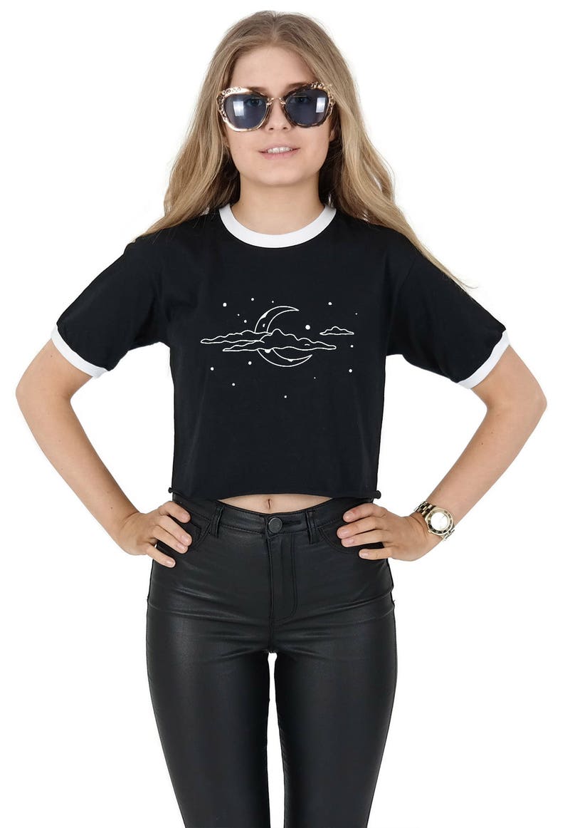 Boho Night Sky Sweater Top Jumper Sweatshirt Grunge Tumblr Bohemian Moon Sun