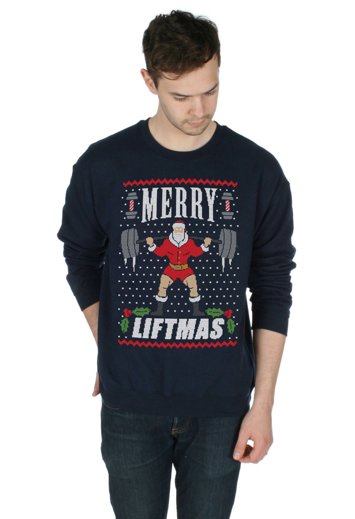 merry liftmas jumper