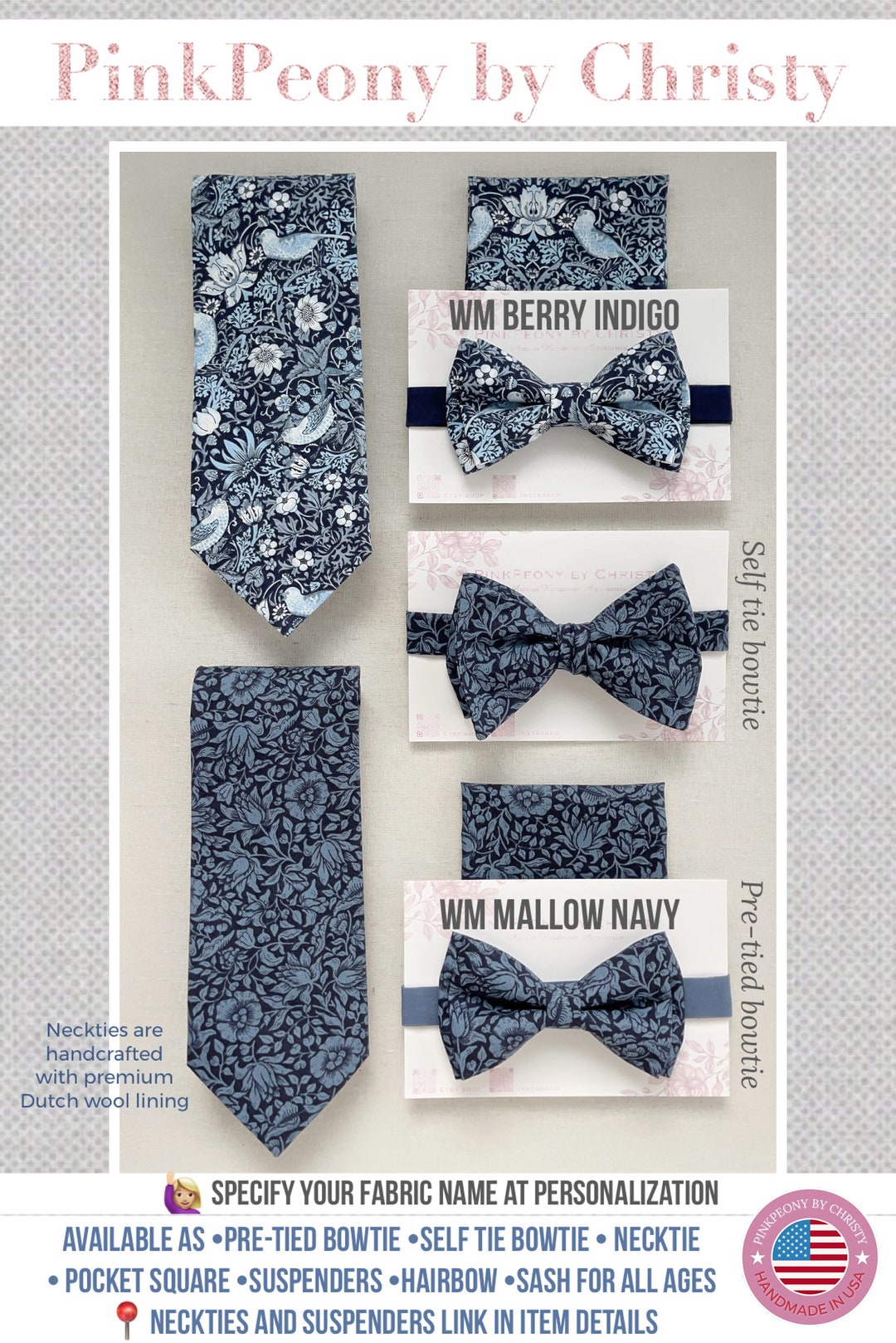 william morris tie