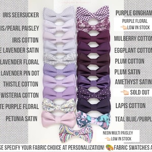 Wisteria bow ties-French lilac tie-lavender bowtie -wedding bow ties -Groomsmen bow tie -Ring bearer&#39;s bowtie -purple wedding bowtie-dog tie