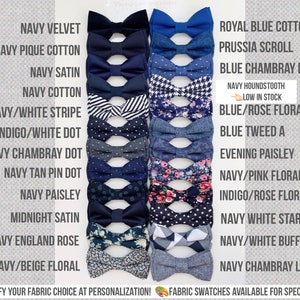 Midnight bowtie-dark navy tie-teal blue bow tie-navy tie-Daddy and son tie-groomsmen tie-wedding necktie-ring bearer bow tie-navy mismatched