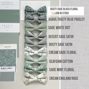 Dusty sage bowtie-Sage bowtie-Matcha bowtie-Pistachio bowtie-Eucalyptus bowtie-Sage floral tie-Agave bowties-olive bowtie-Moss bowtie