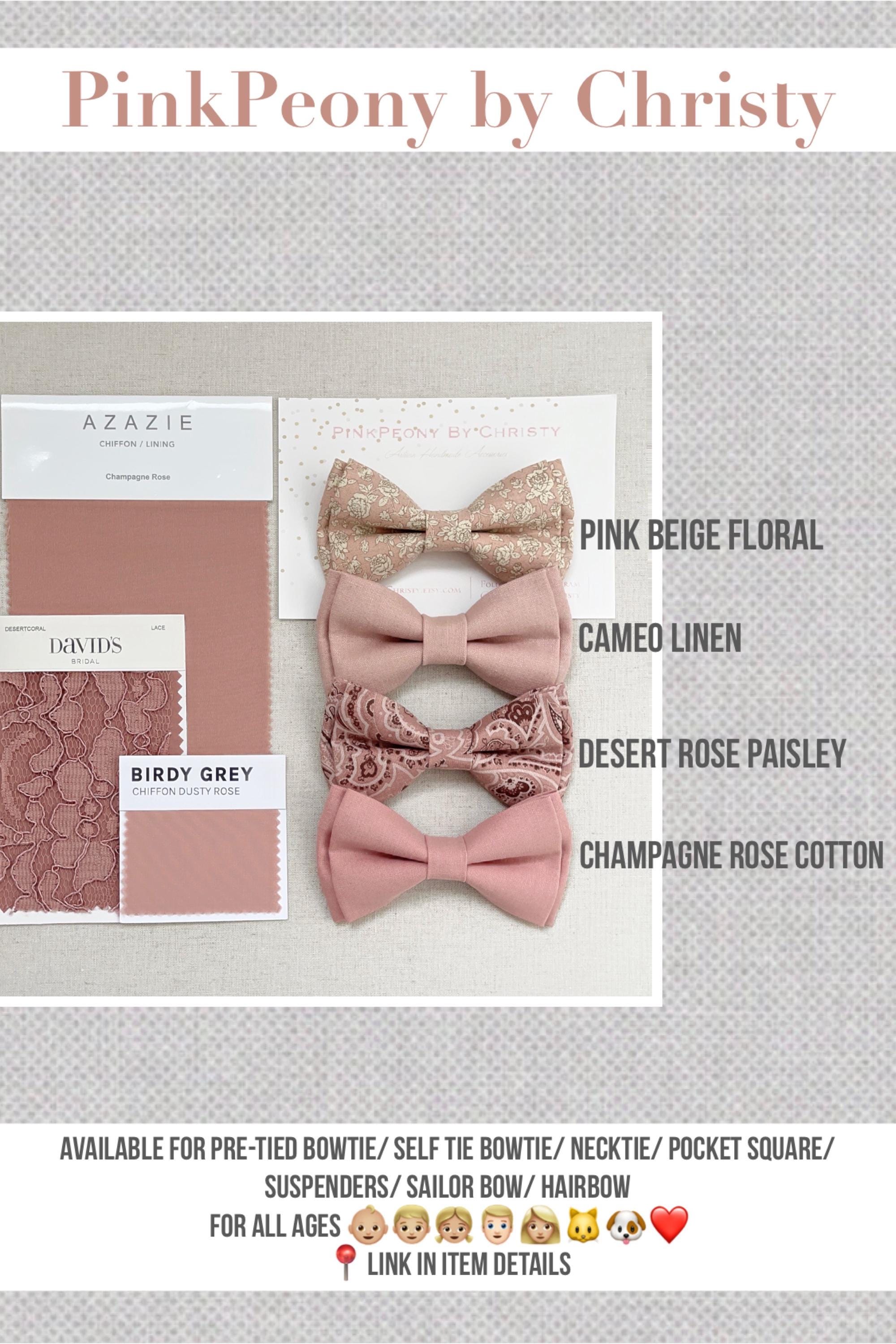 azazie desert rose tie