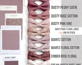 Dusty Rose Bowtie - Groomsmen, Dog Bowtie