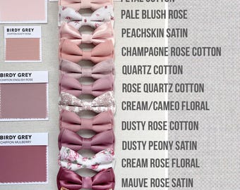 Blush pink bowtie-Dusty rose bowtie-Desert rose bowtie-Vintage mauve bowtie-Quartz bowtie-rose floral bowtie-Groomsmen bowtie-Dog bowtie