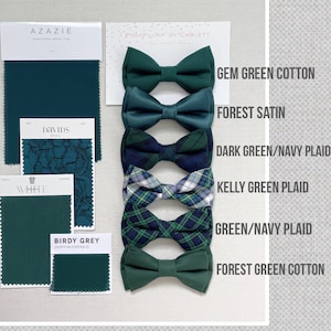 Green bowtie-clover bowtie-Forest bowtie-Juniper bowtie-Olive bowtie-Gem bowtie-Pine  bowtie-Emerald bowtie-dusty sage bowtie-Dark green tie