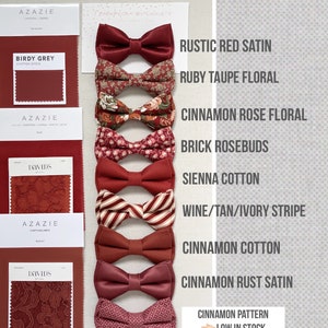 Spice bowtie- Auburn tie-Mai Tai bowtie-Rust bow tie-Sienna tie-Cinnamon bow tie-Desert rose bow tie-Terracotta bow tie-wedding tie