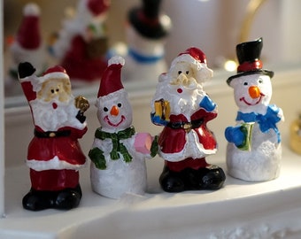 Melody Jane Puppenhaus Schneemann – Miniatur-Gartenornament Im Maßstab 1:12 (ca. 6,3 X 11,5 Cm)