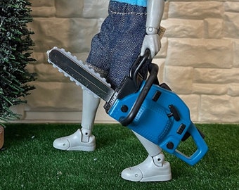 Modèles De Tronçonneuse Miniatures, Maison De Poupée, Jouets, Accessoires De Simulation, Outils De Jardin Miniatures, Accessoires De Meubles