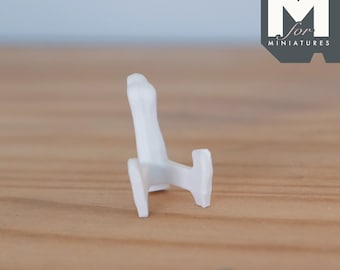 Poppenhuisbenodigdheden miniatuur keramische plaatstandaard 1:12 fotostandaard boekenhouder - C010