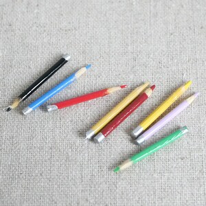 Miniature Matite Colorate 12 Colori Per Casa Delle Bambole Scala 1:12 – Accessori Scrivibili KEEPGO-FTY