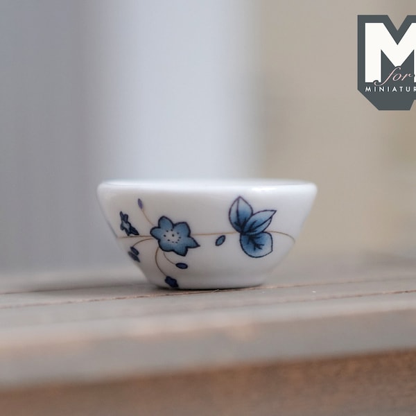 Dollhouse Miniature ceramic Bowl, EACH  2.8cm(W) x 1.5cm(H) - A030