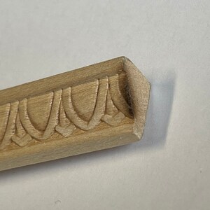 Dollhouse Supplies Ceiling Cornice Crown Molding Miniature Molding 11.5 inch long - Y6